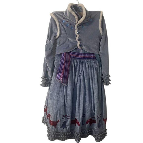 Disney Princess Anna Dress From Olaf's Frozen Adventure Size 11/12 RARE - Picture 1 of 15